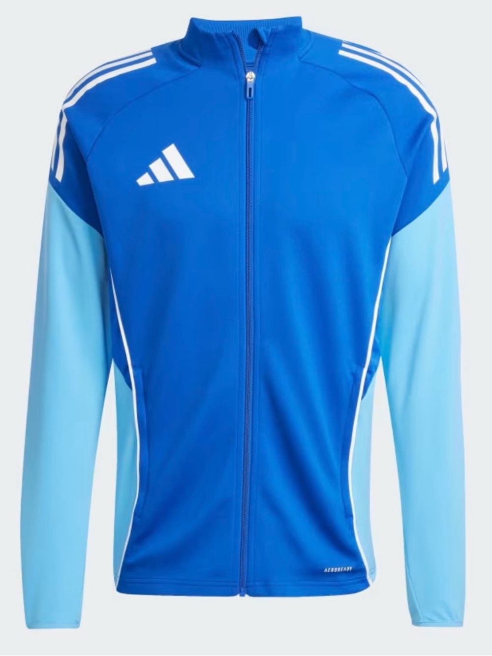 Adidas TIRO 25 COMPETITION TRAINING JACKET Royal and Light Blue Size Medium